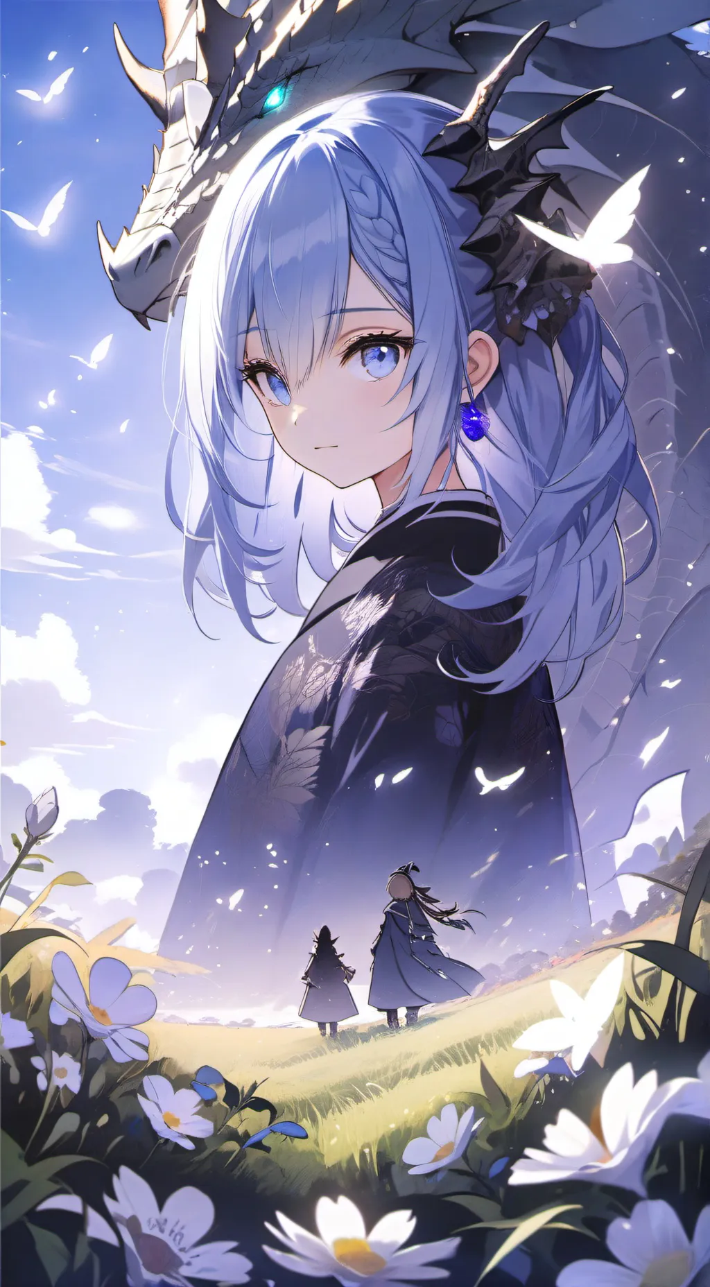 ai character: Dziewczyna-smok background