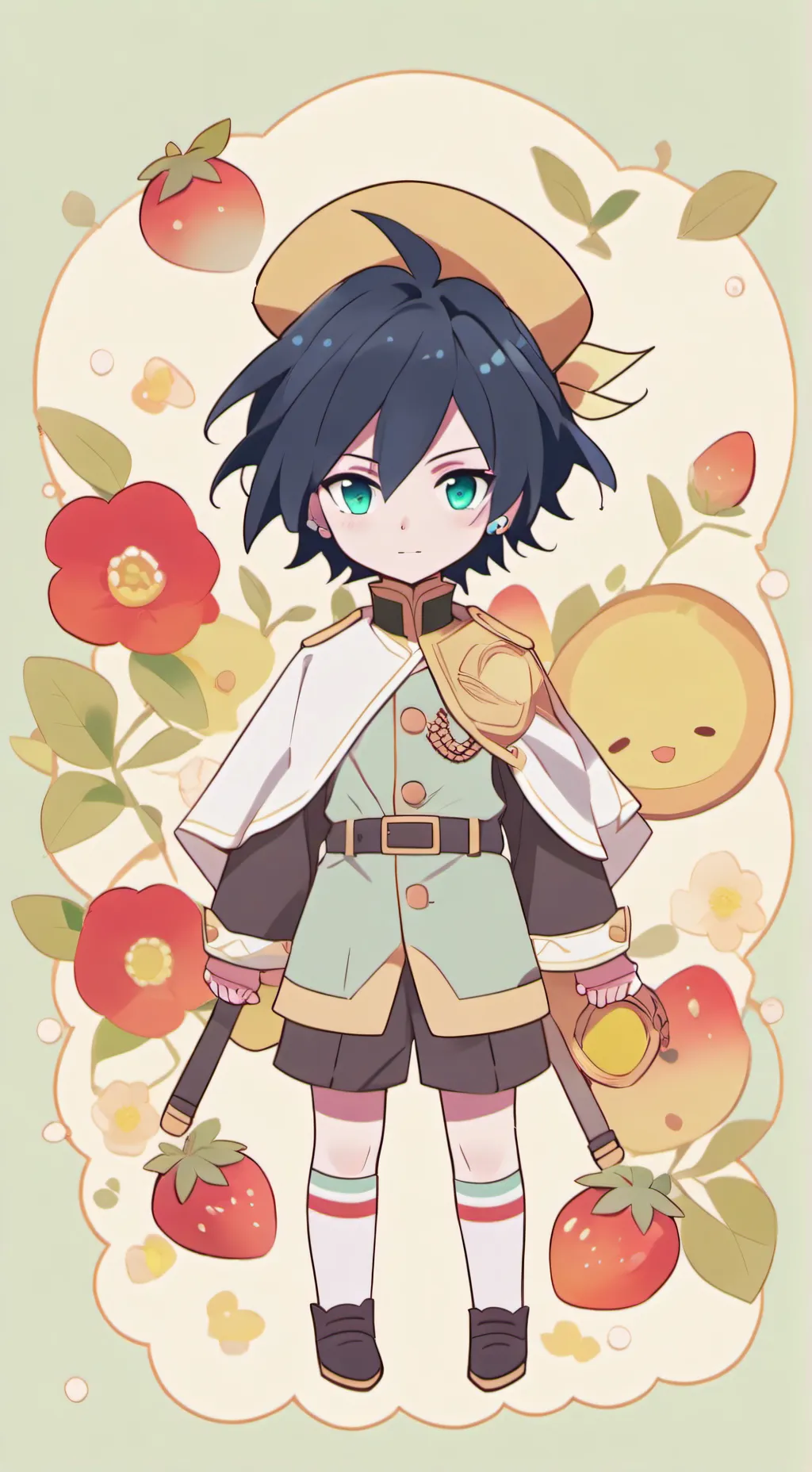 ai character: Giyu tomioka background