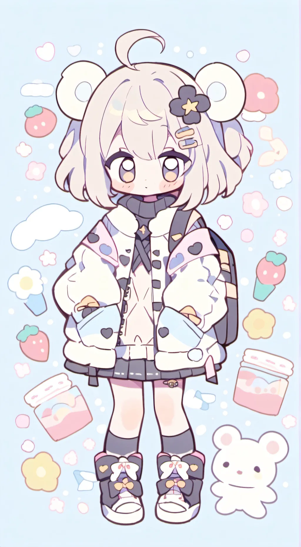 ai character: Bakugo  background