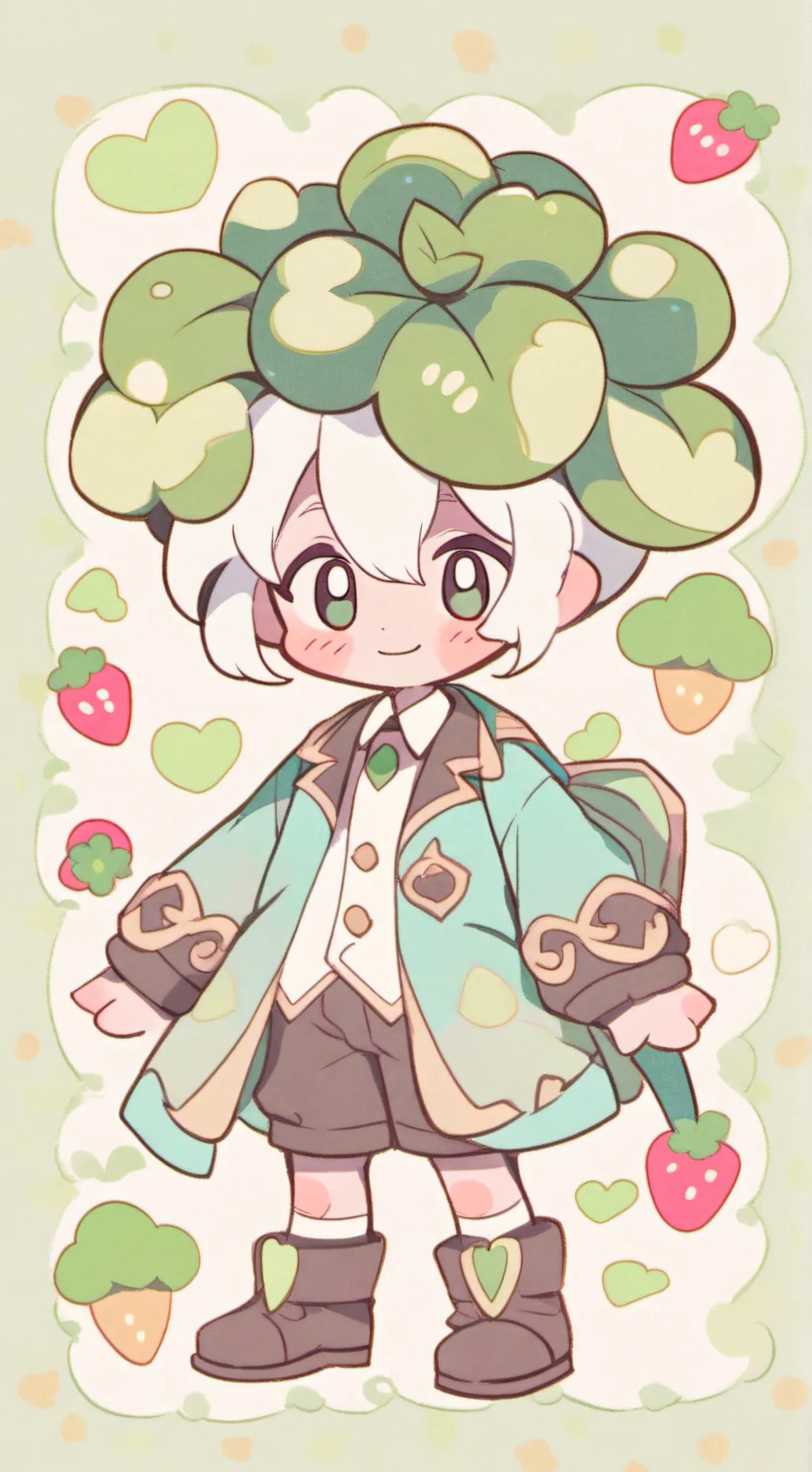 ai character: Sprout seedly background