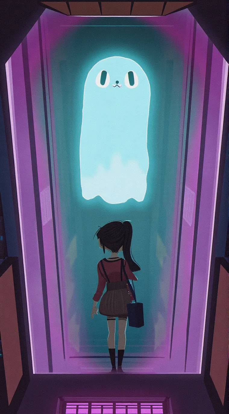 ai character: good morning baby  background