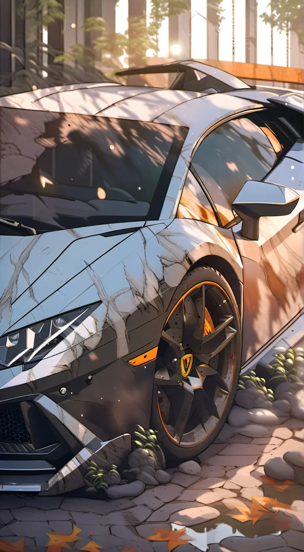 ai character: Lamborghini🤑🤑🤑🗿🍷 background