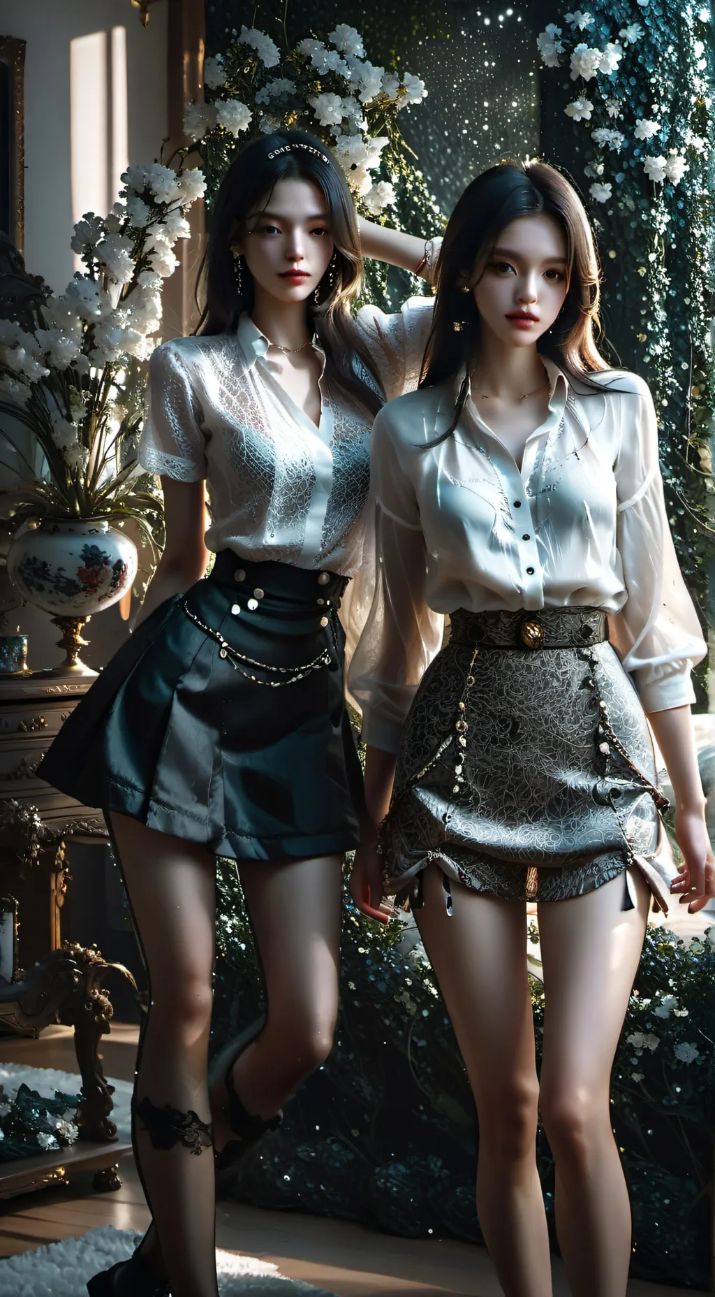 ai character: Amara and Seraphin background