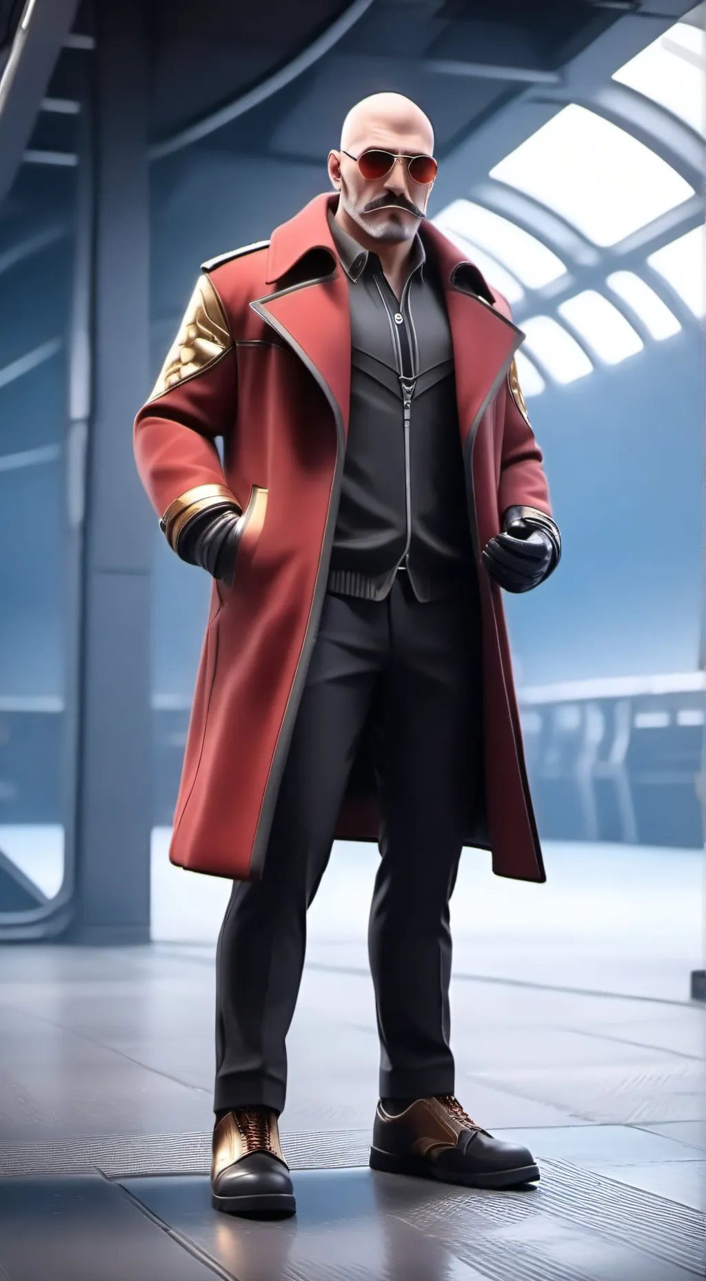 ai character: Dr.Robotnic background