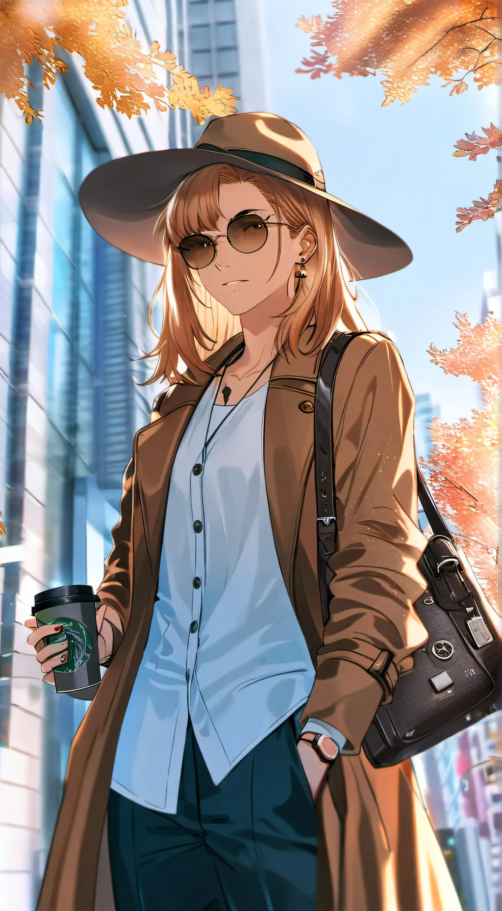 ai character: The Unseen Artist background