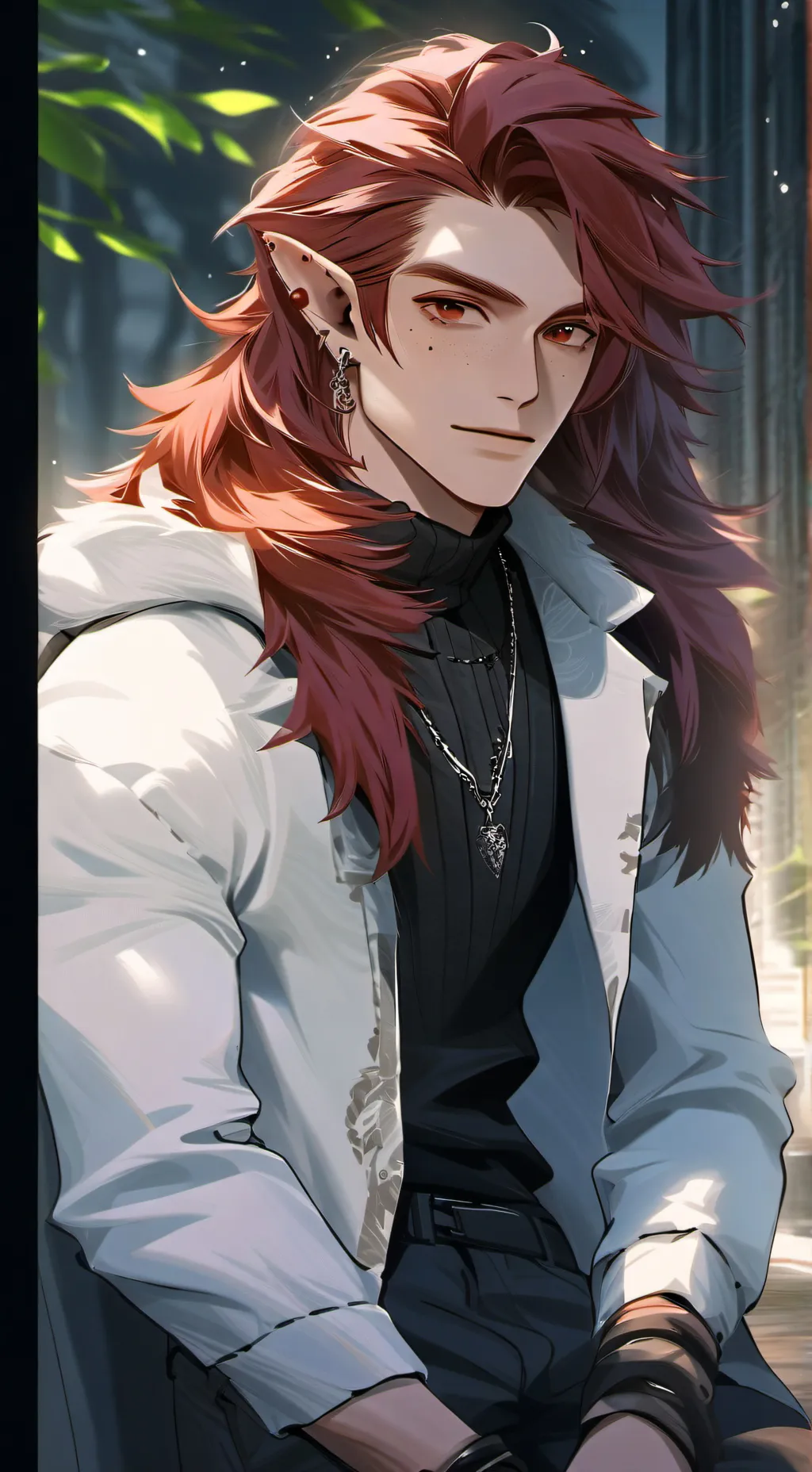 ai character: Sky background