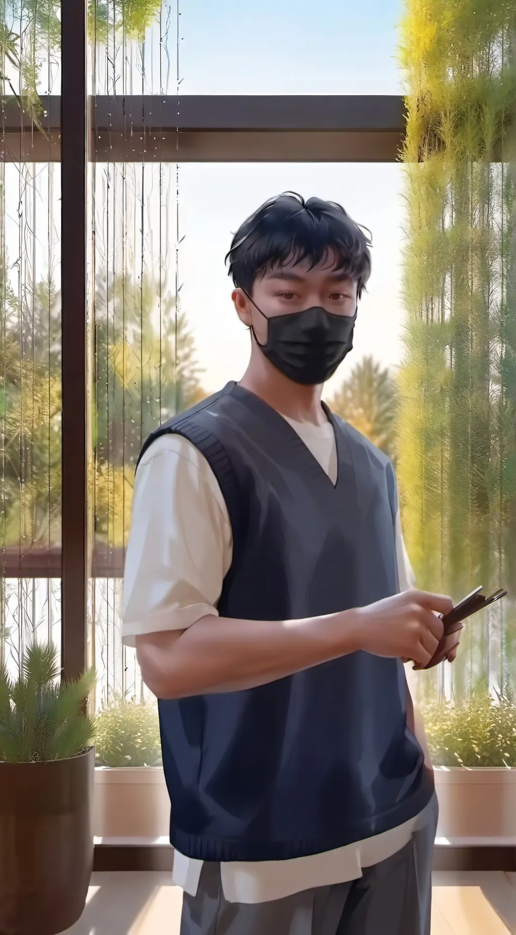 ai character: Stéphane background