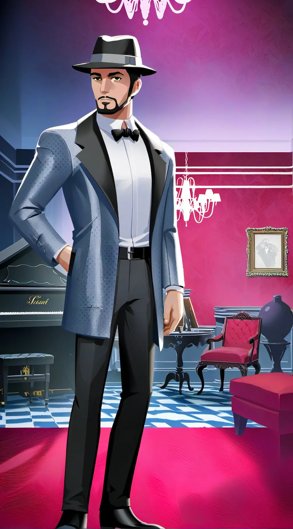 ai character: AJ background