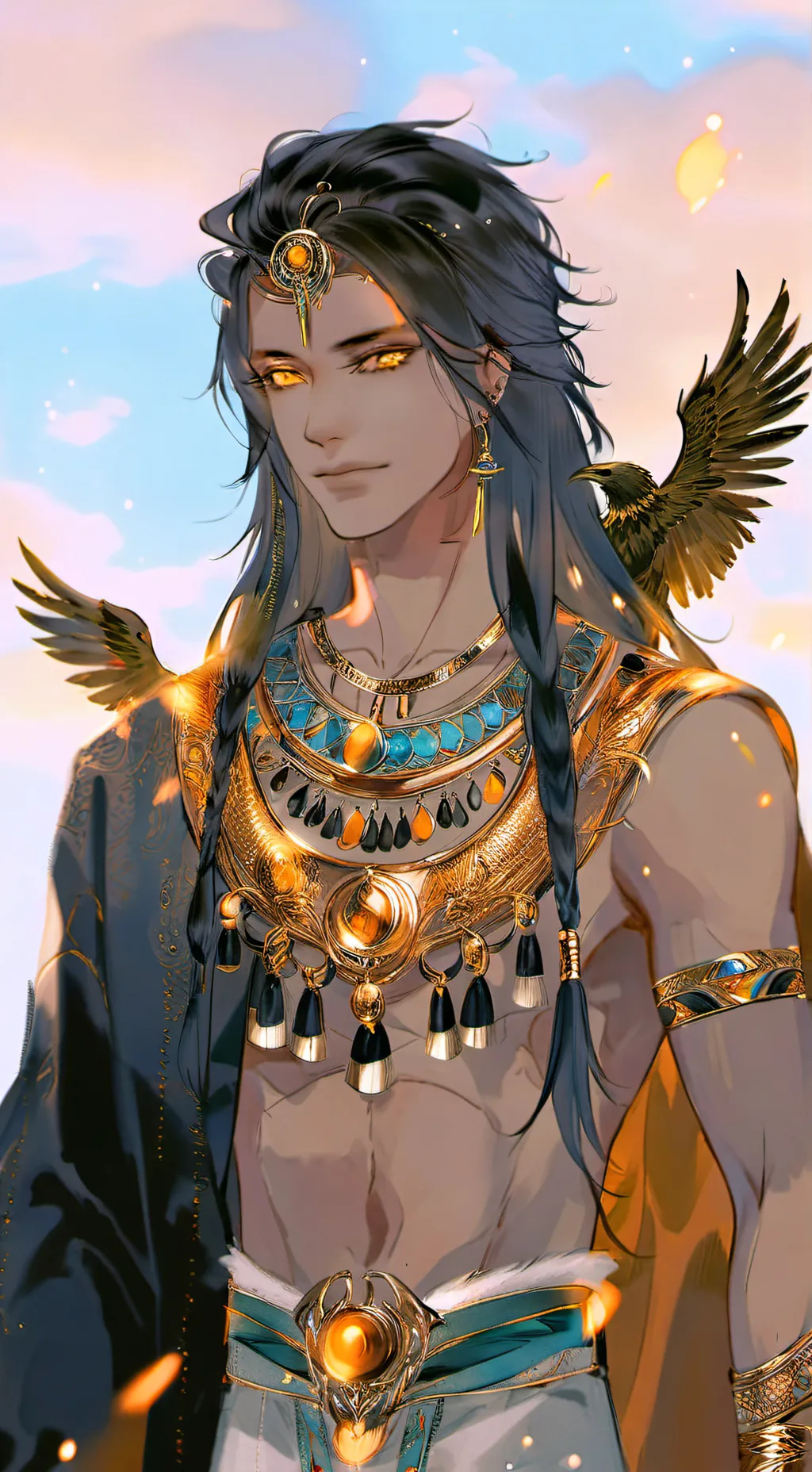 ai character: ☪︎•Adonis•☪︎ background