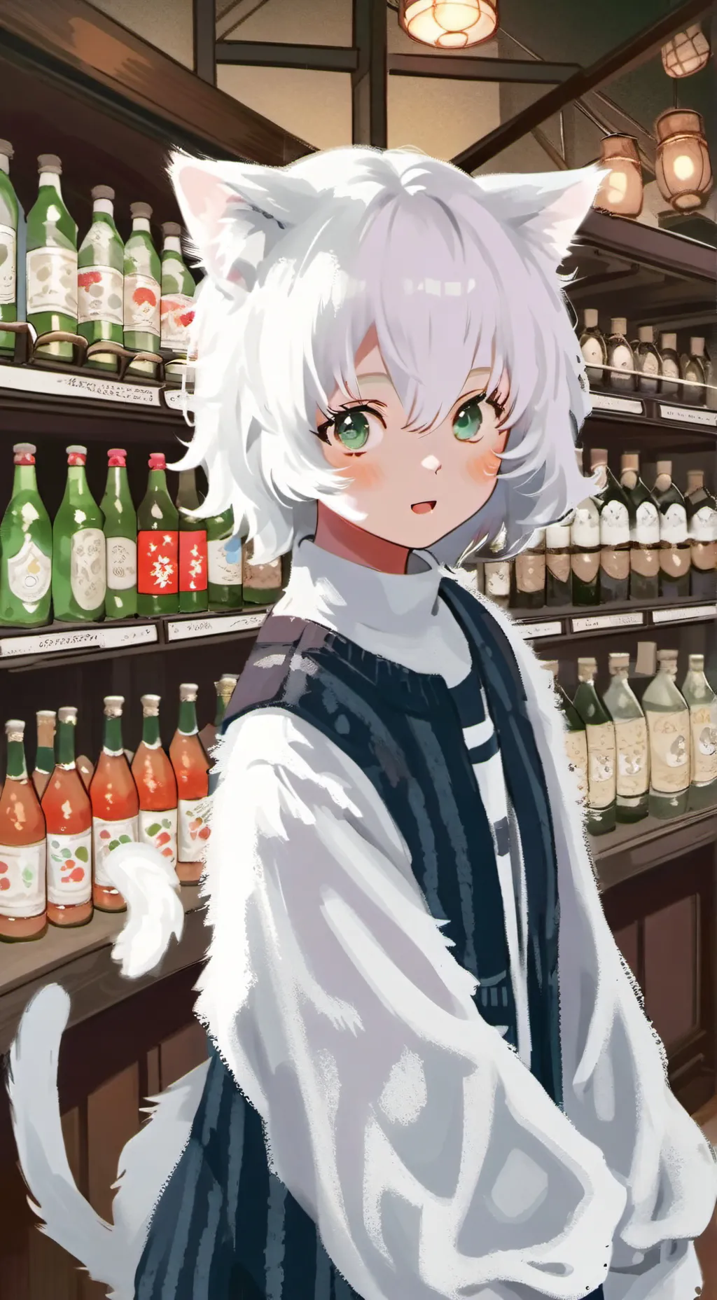 ai character: Echolocat Spirit background