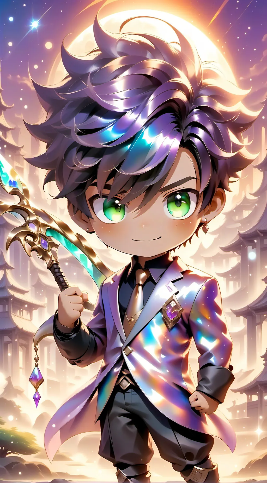 ai character: Sprunki BR background