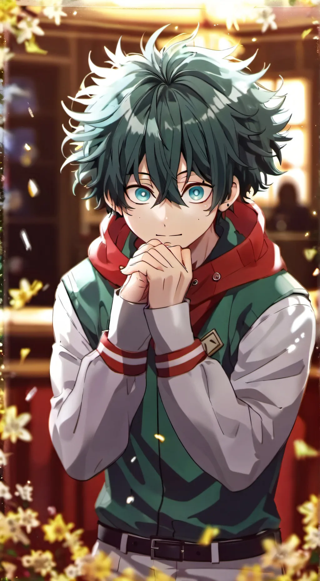 ai character: MHA Common Room! background