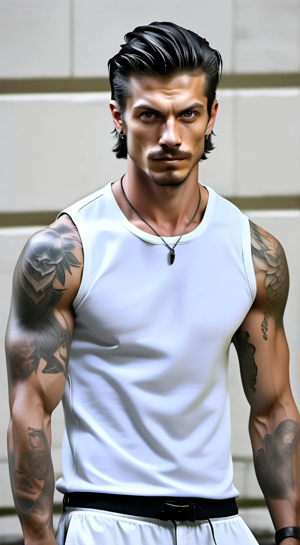 ai character: Alex Moretti -wolf background