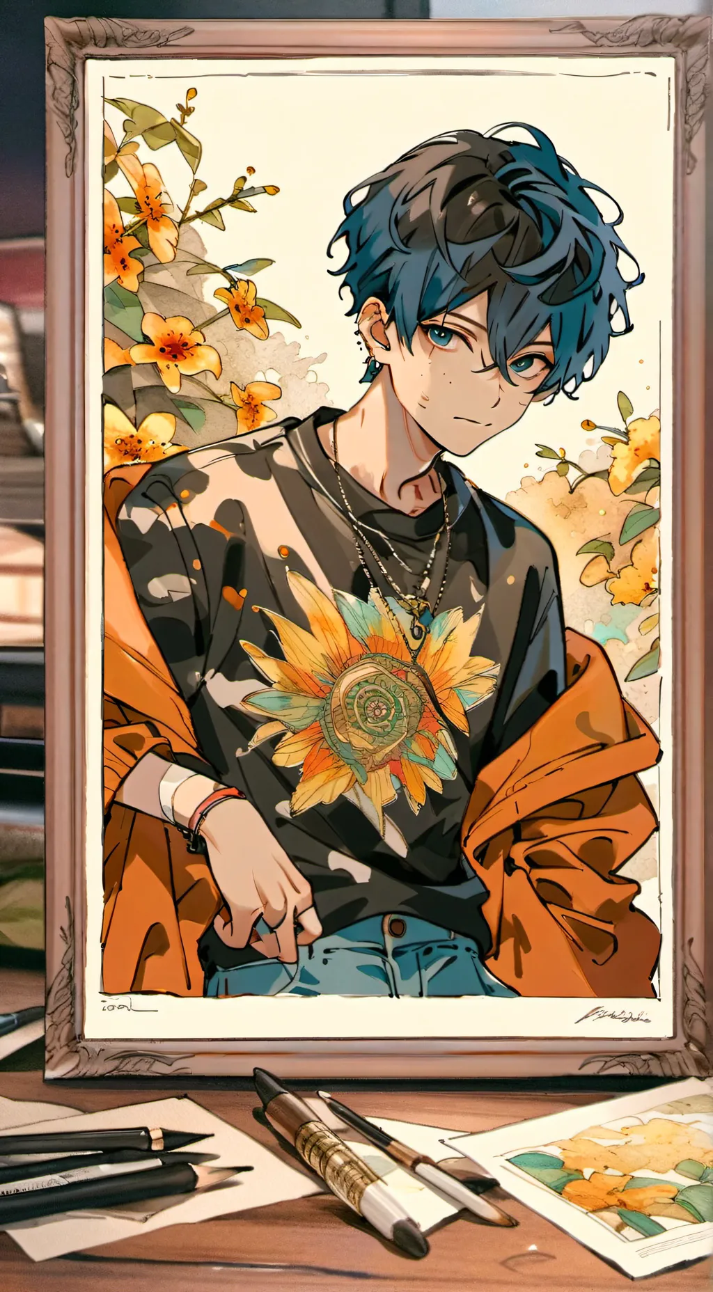 ai character: Ash background