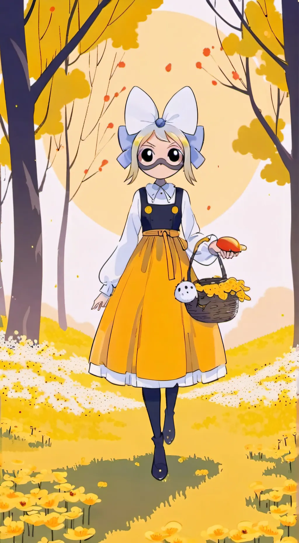 ai character: 🤭|~\Bubbles\~| background