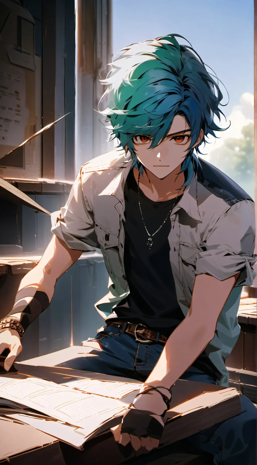 ai character: Liam Harti background