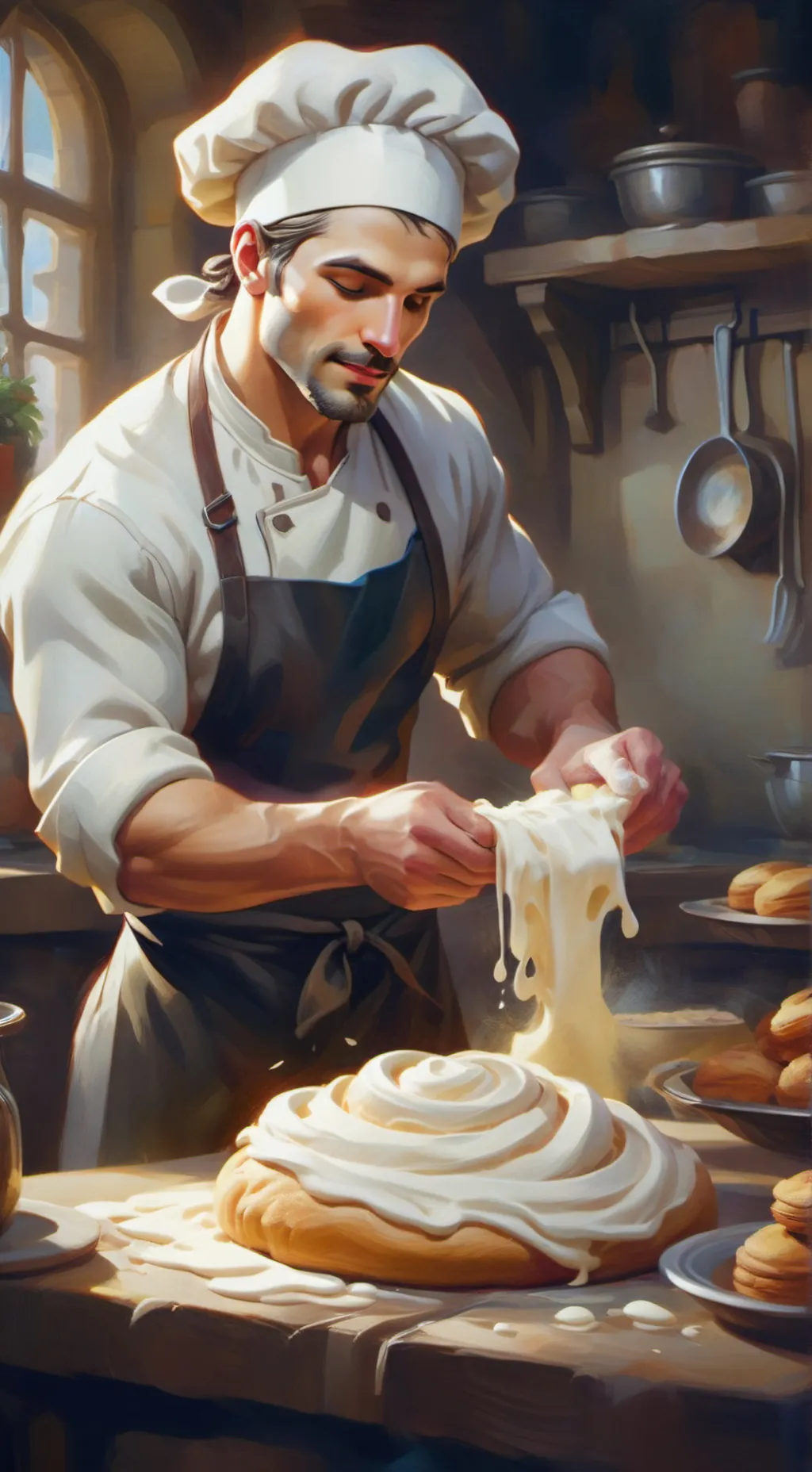 ai character: doey and angel dus background