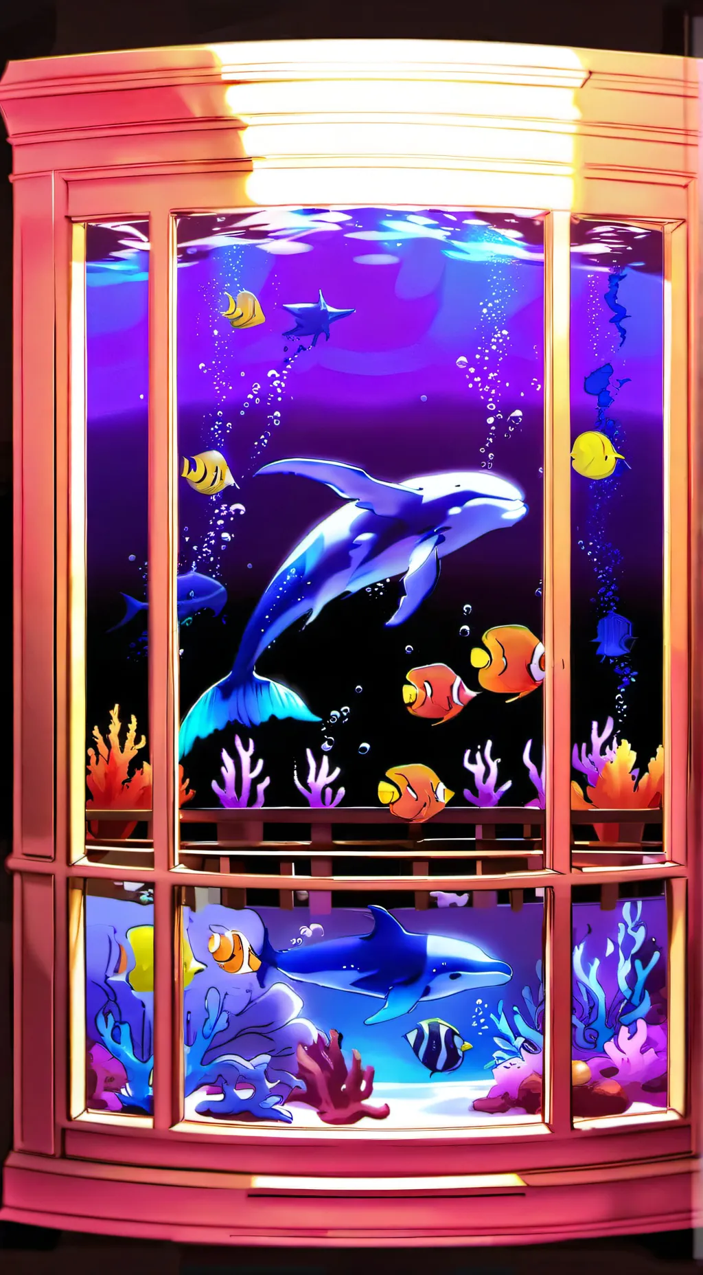 ai character: ocean background