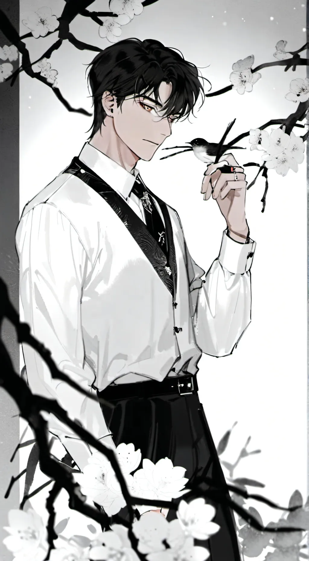 ai character: Xavier  background