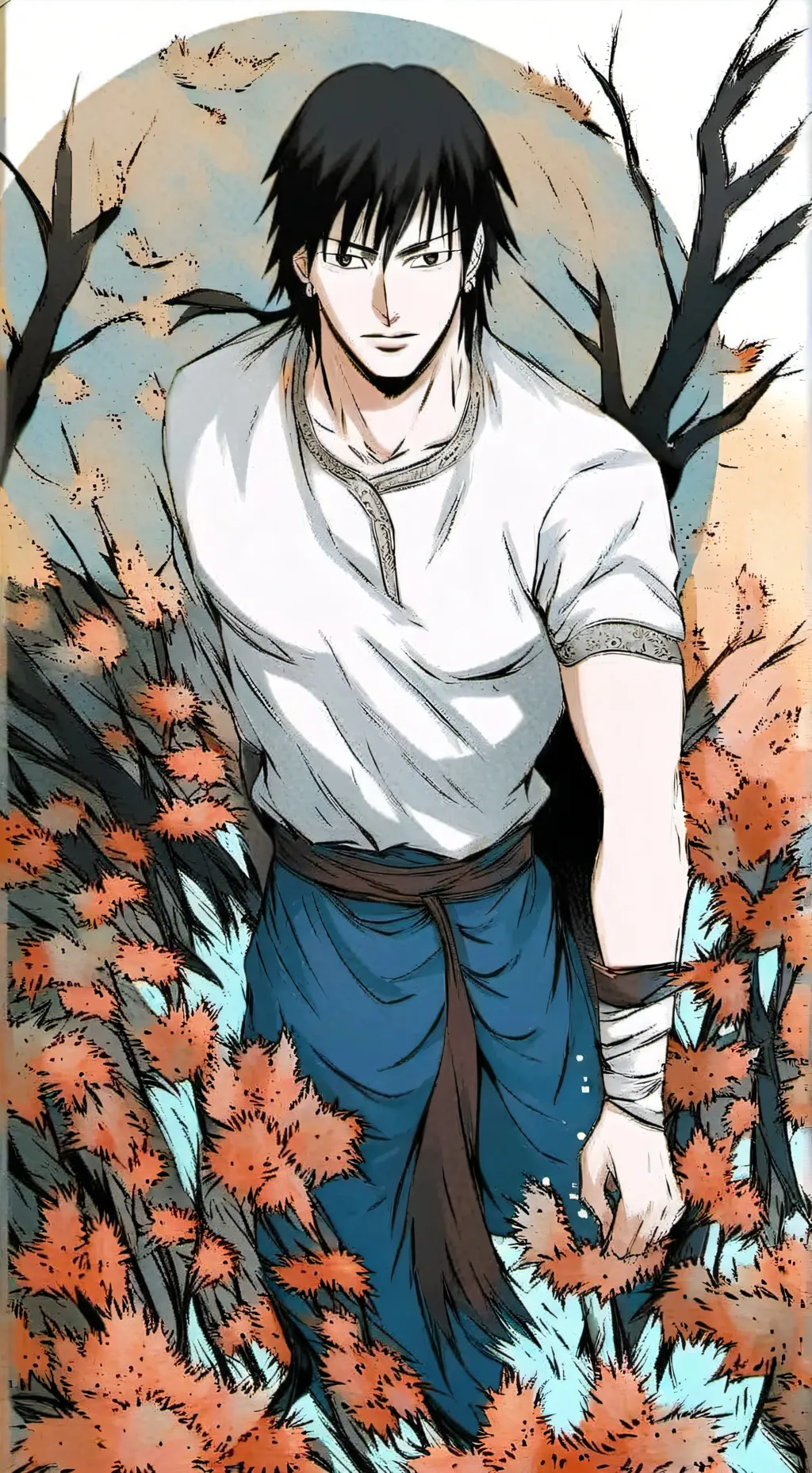 ai character: Toji fushiguro background