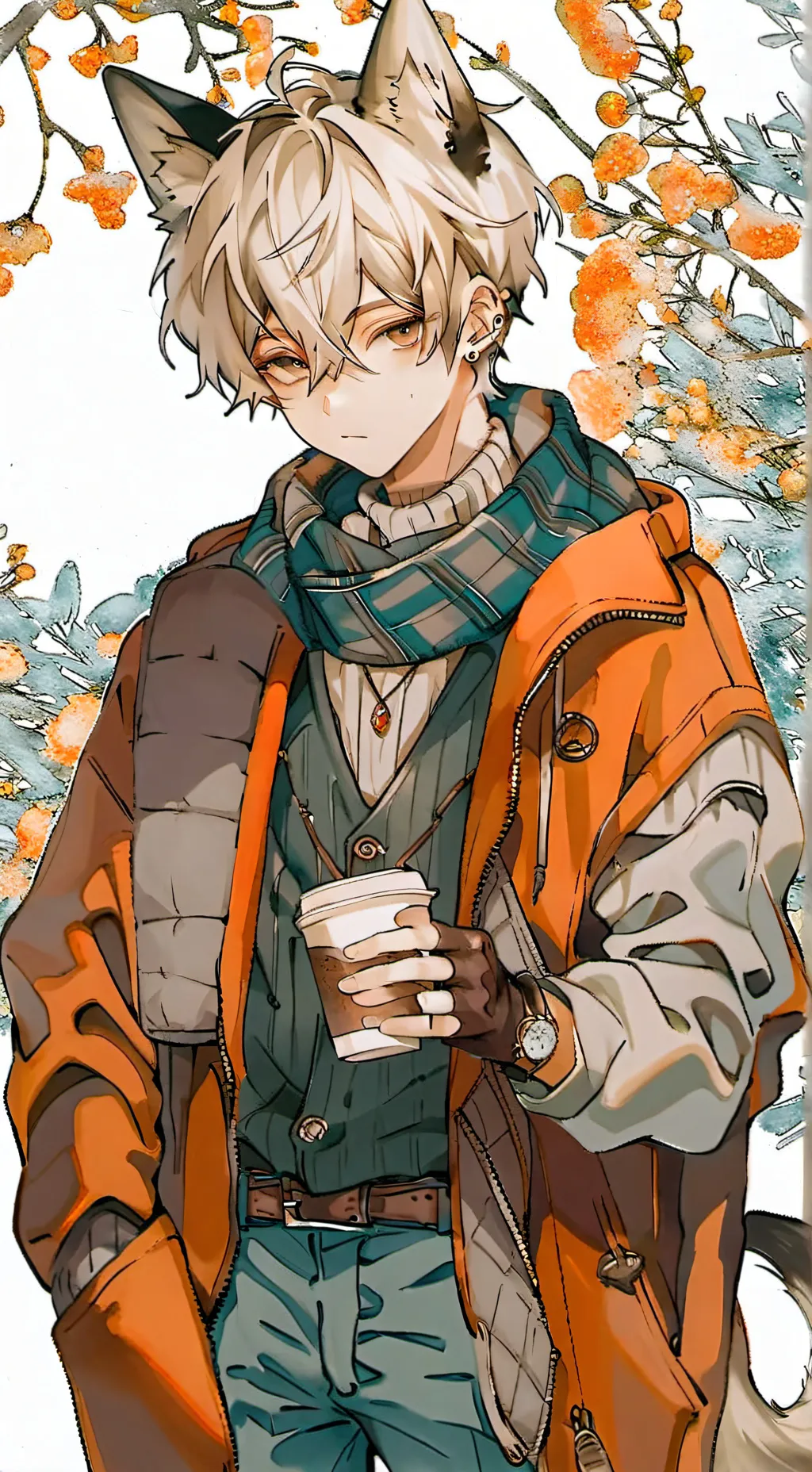 ai character: kota  background