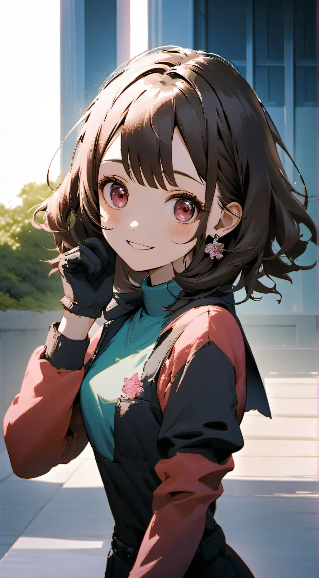 ai character: Ochaco uraraka  background