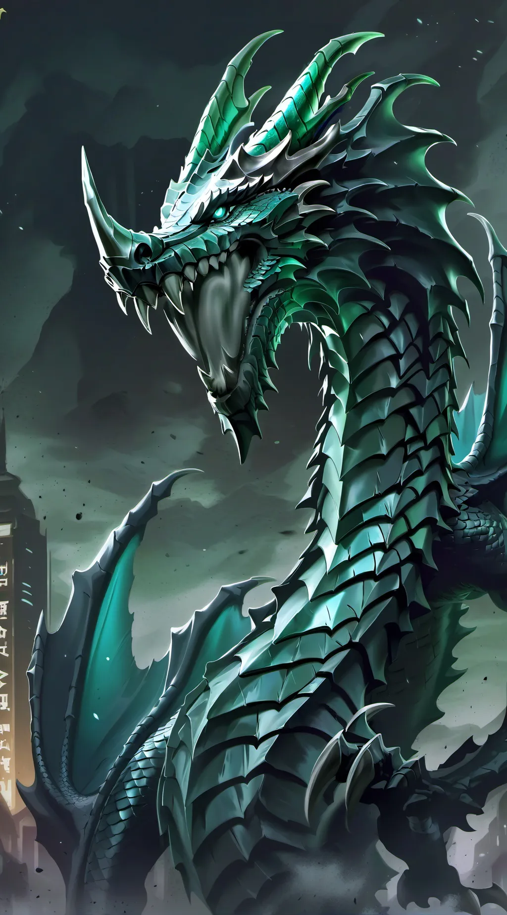 ai character: infeccion dragones background