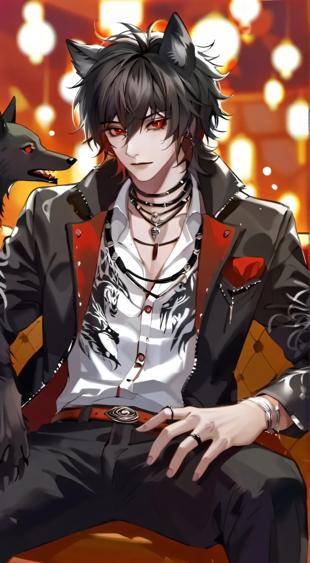 ai character: 🔥•Blaze•🔥 background