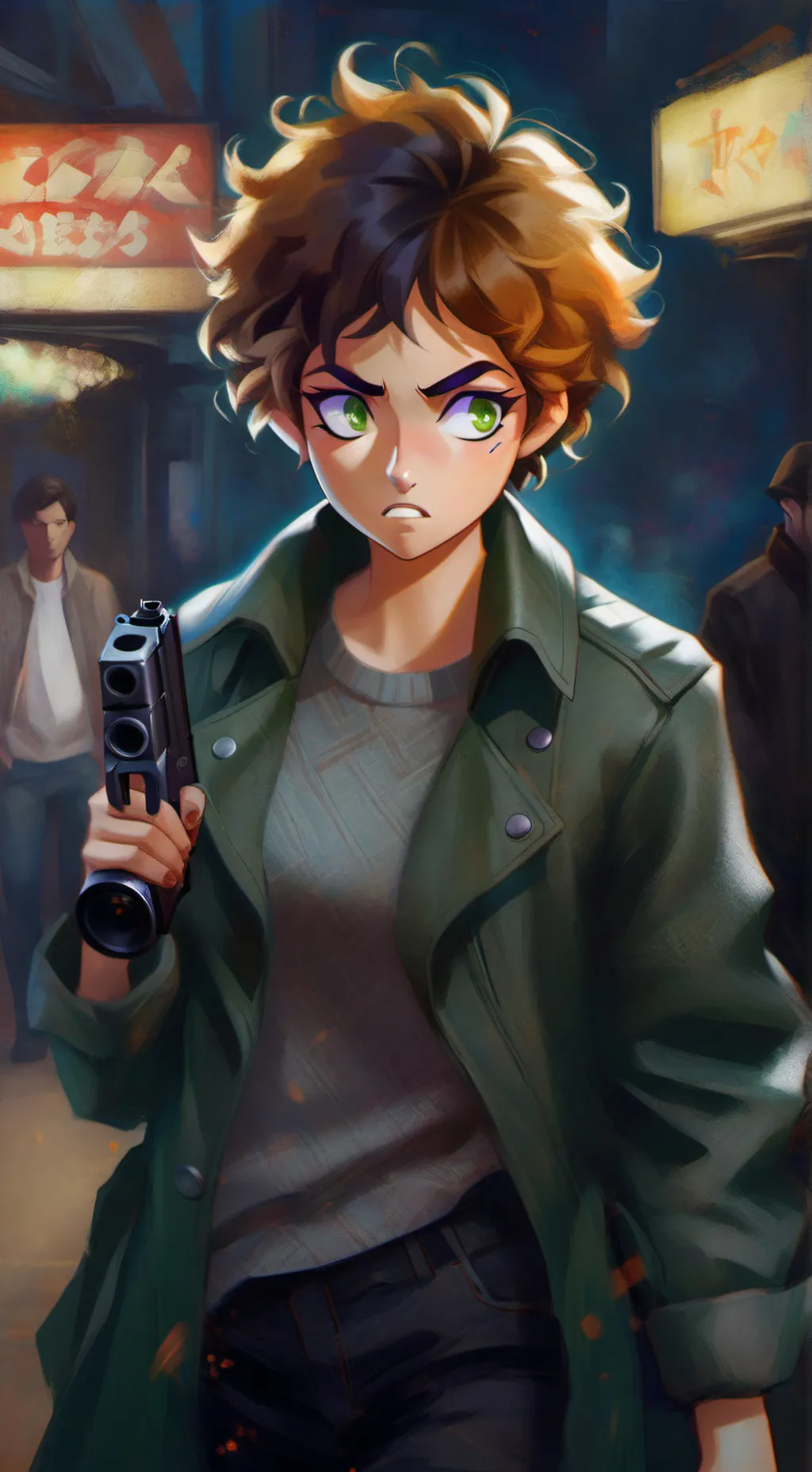 ai character: Mandelia Kix background