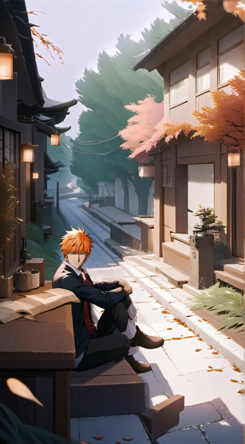 ai character: Ichigo background