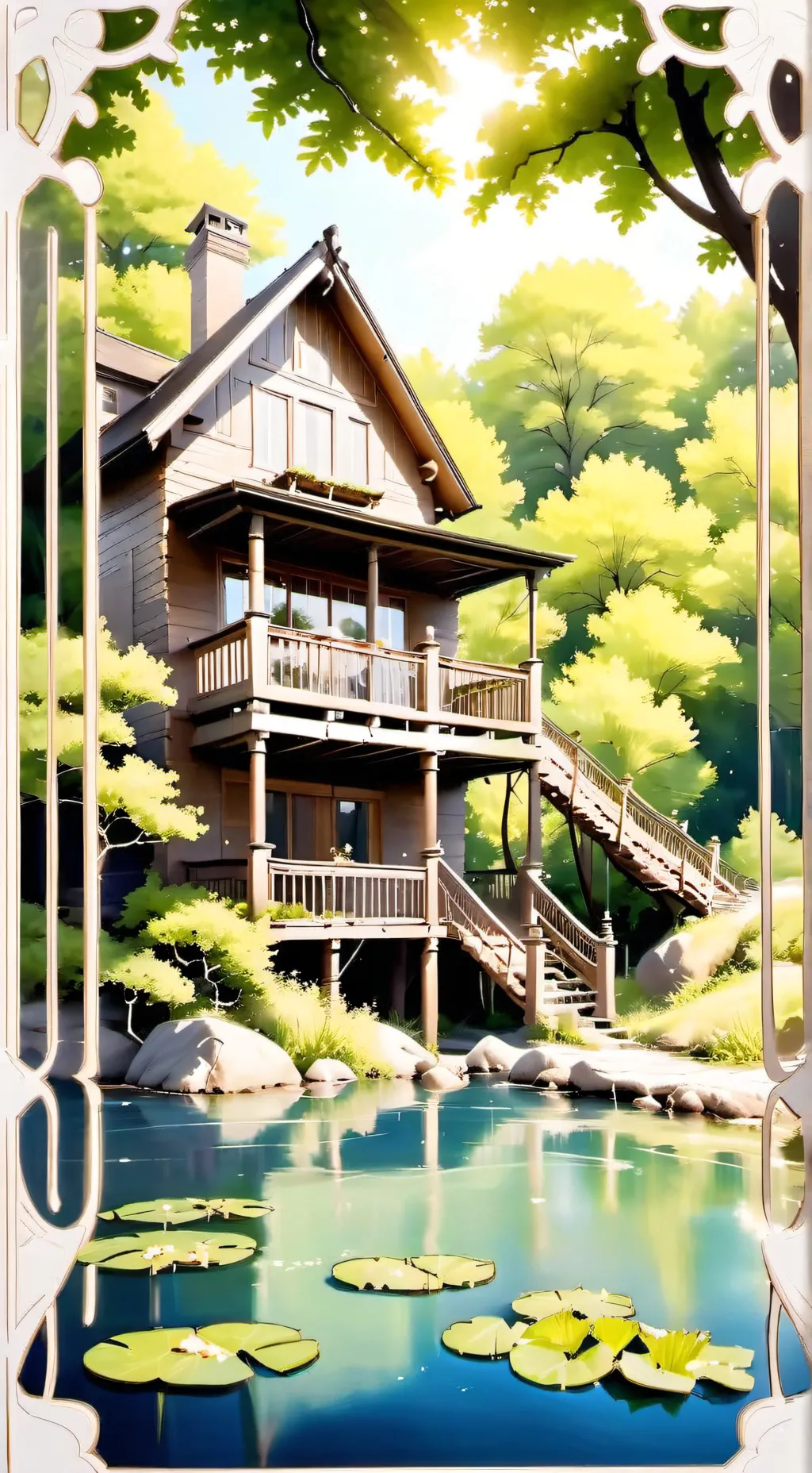 ai character: My Sc summer  background