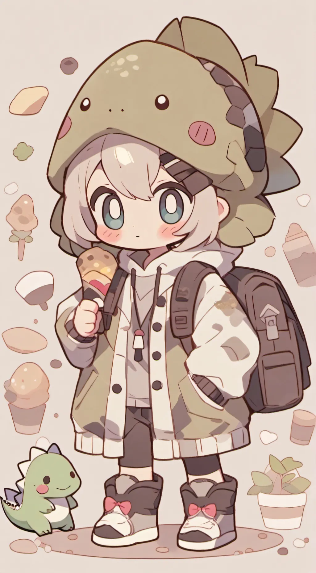 ai character: Shellvision ! background