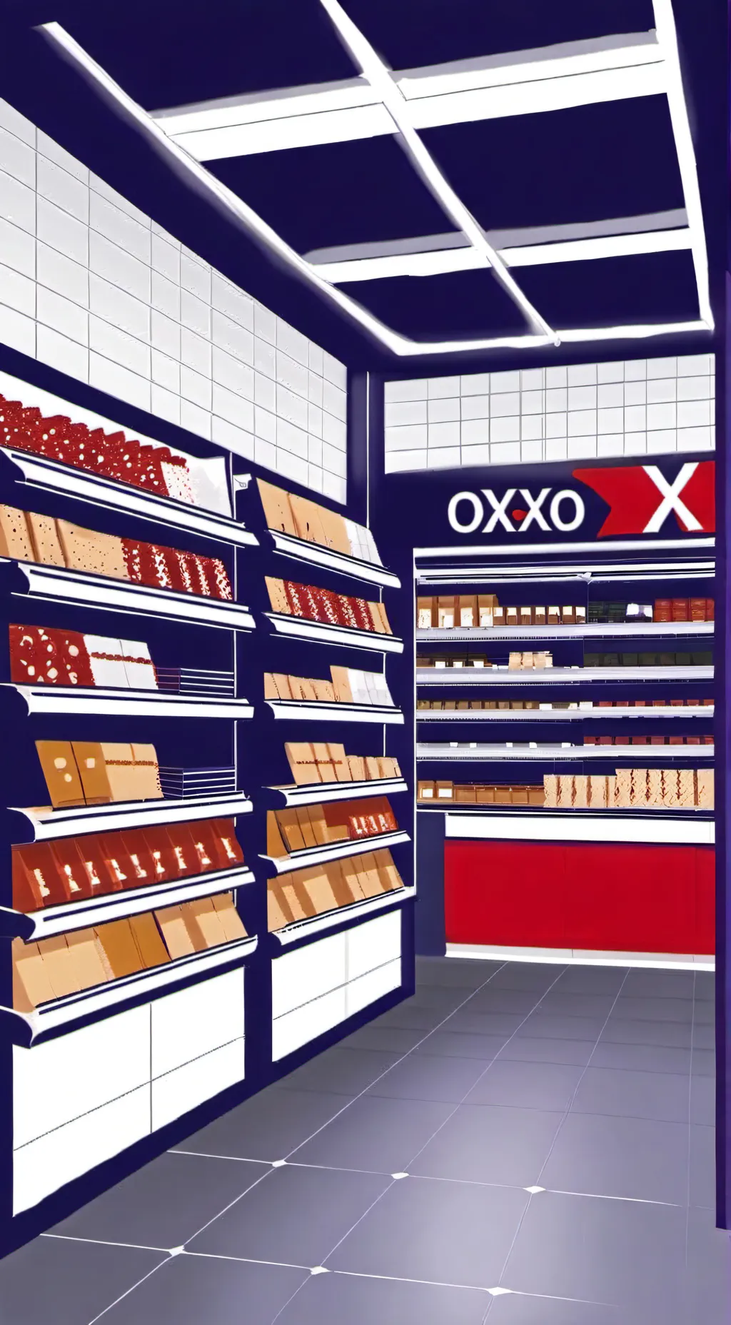 ai character: tiendita del oxxo background