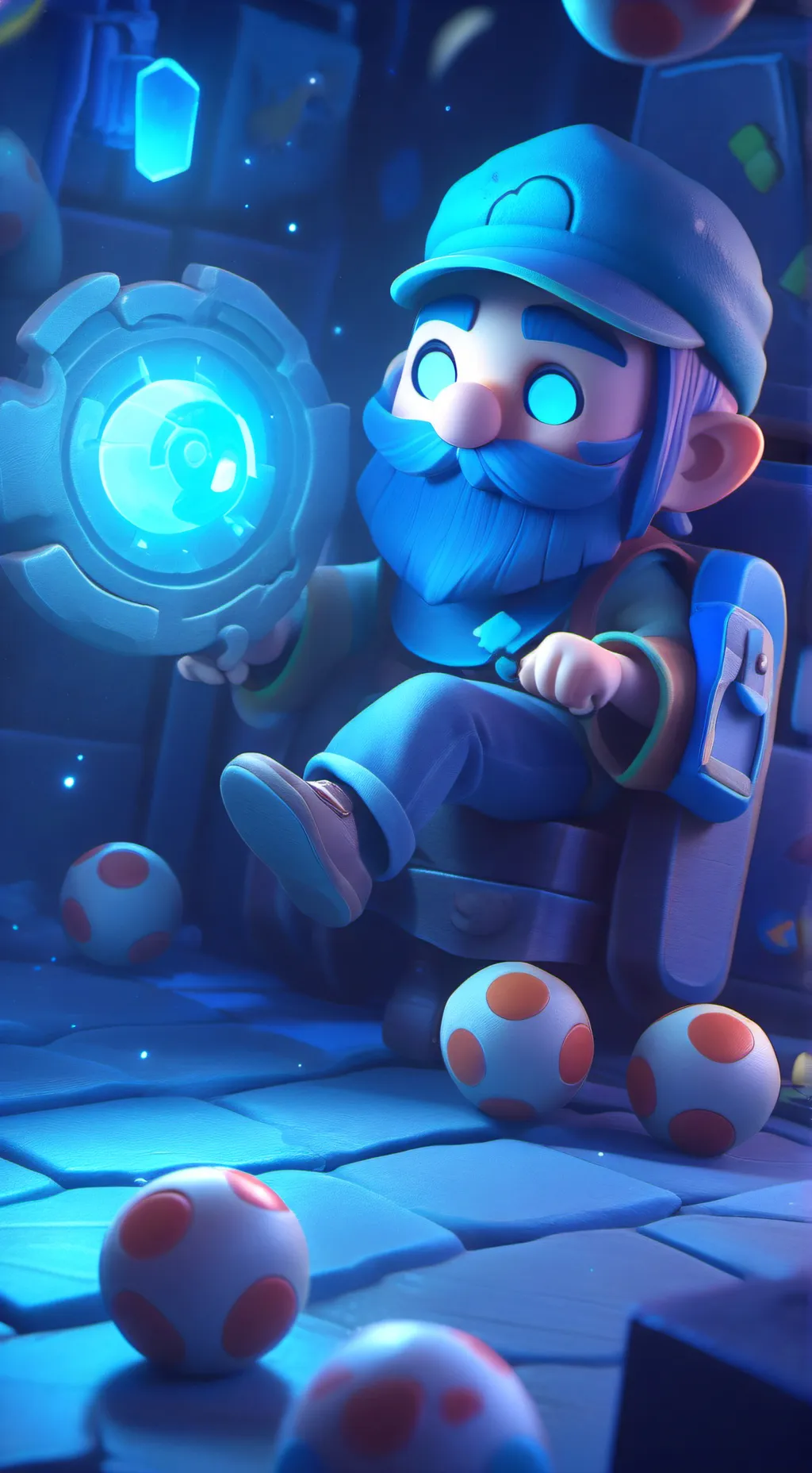 ai character: whizerd help  background