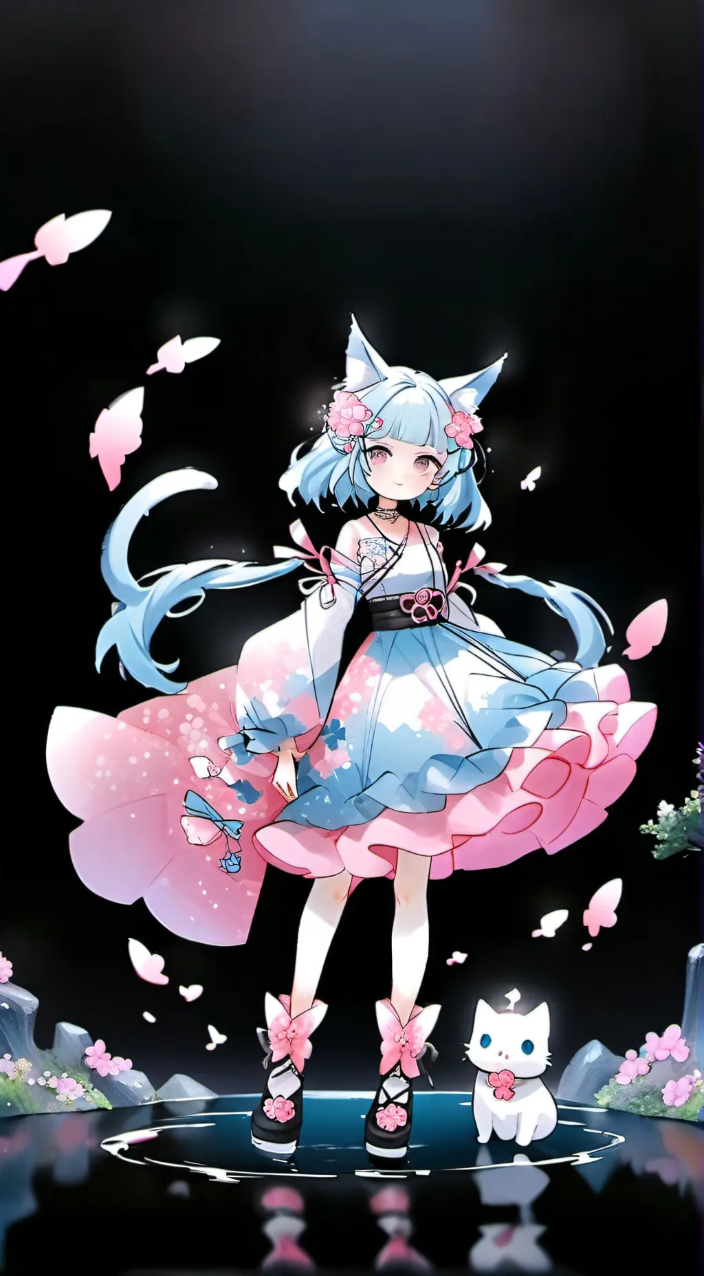 ai character: Uwu Cat  mm2! background