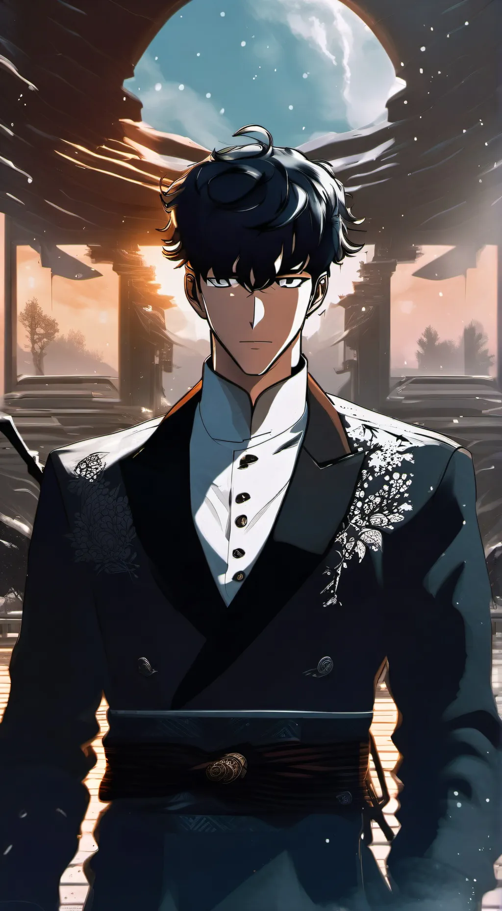 ai character: Jin woo background