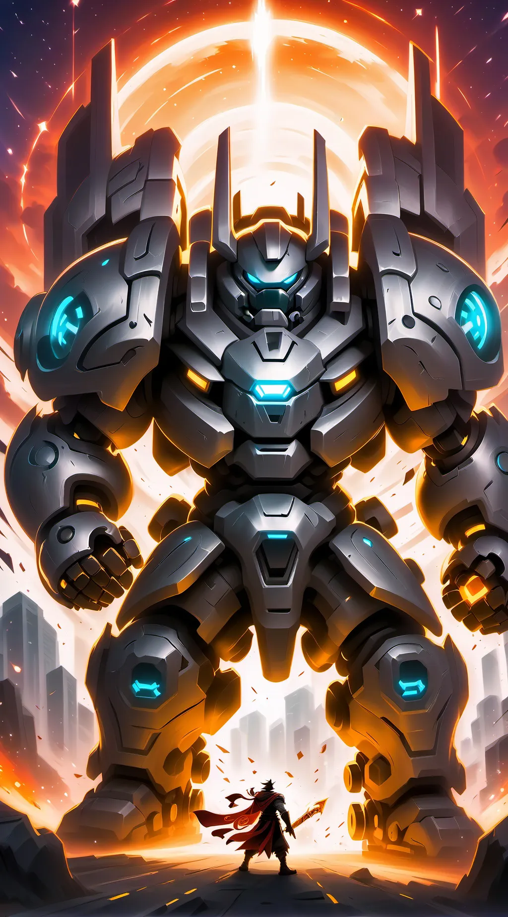 ai character: symbols of peace  background