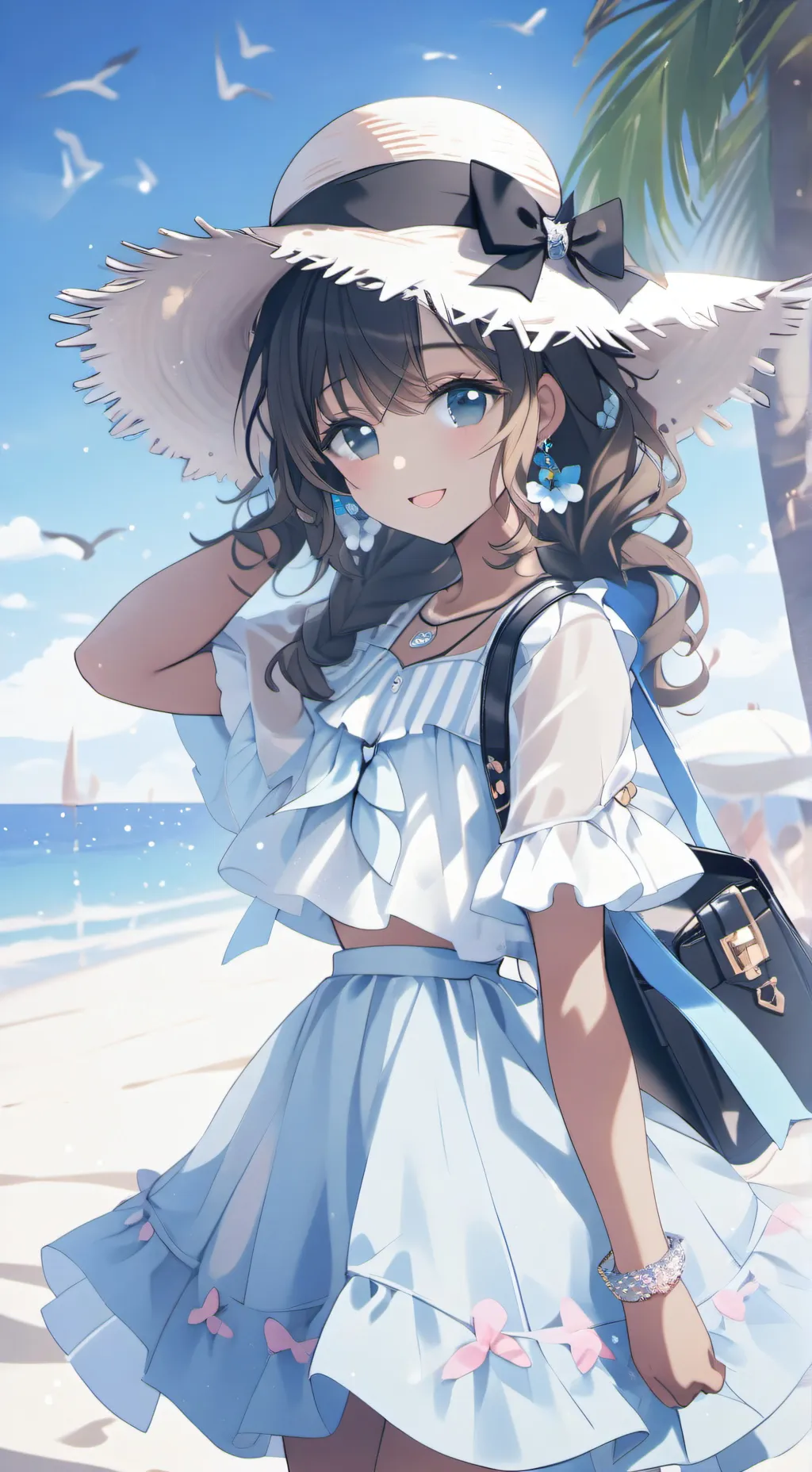 ai character: Nina (XD🤣) background