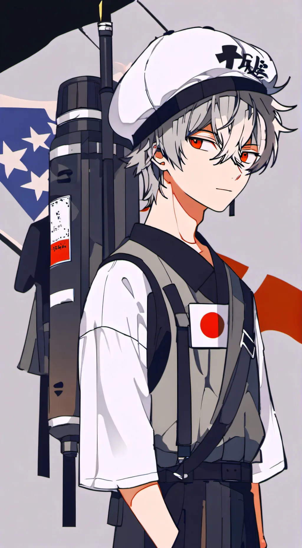 ai character: country balls/ppl background