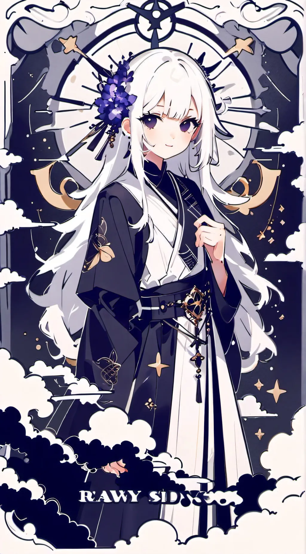 ai character: Mha x a oc background