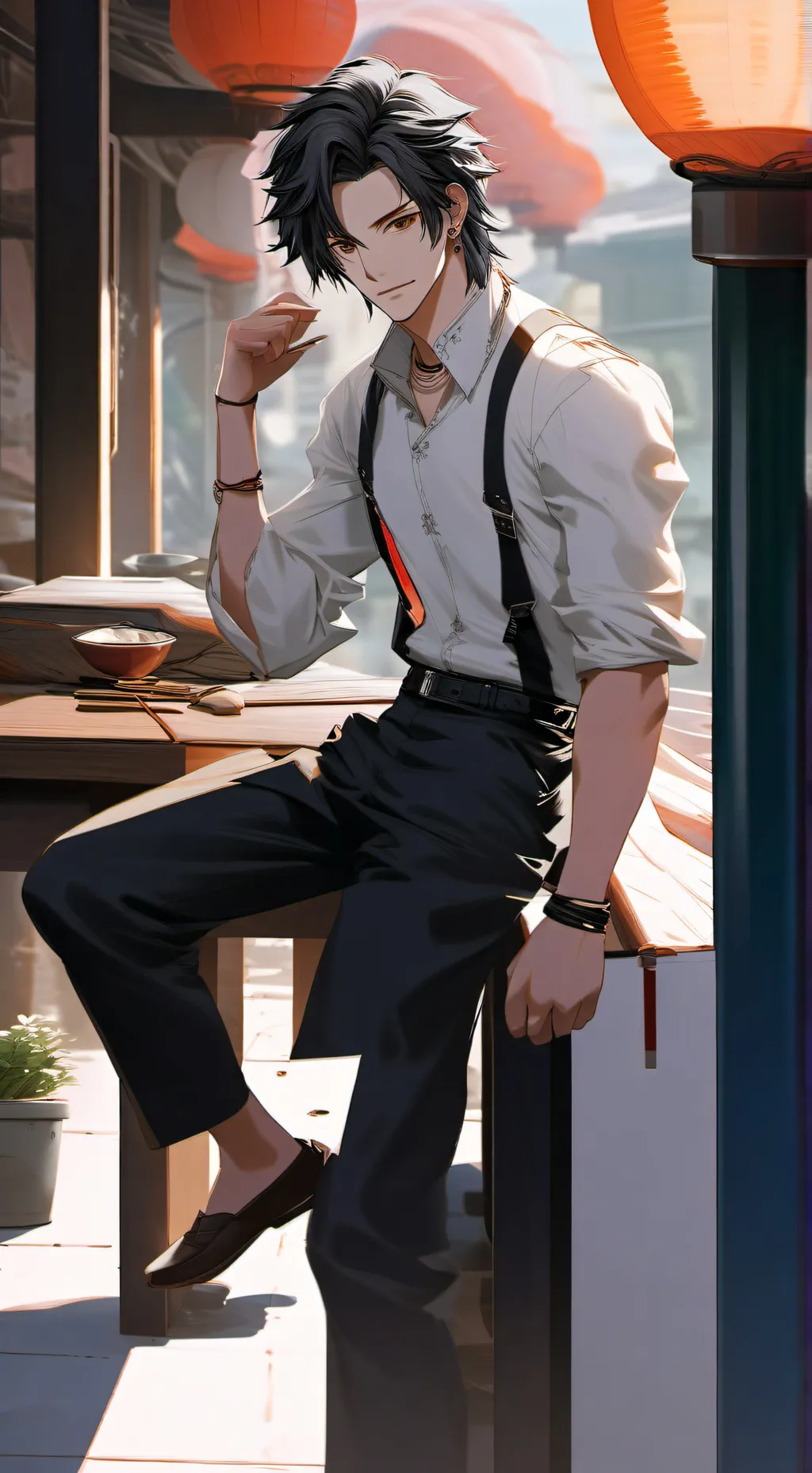 ai character: Talcado background