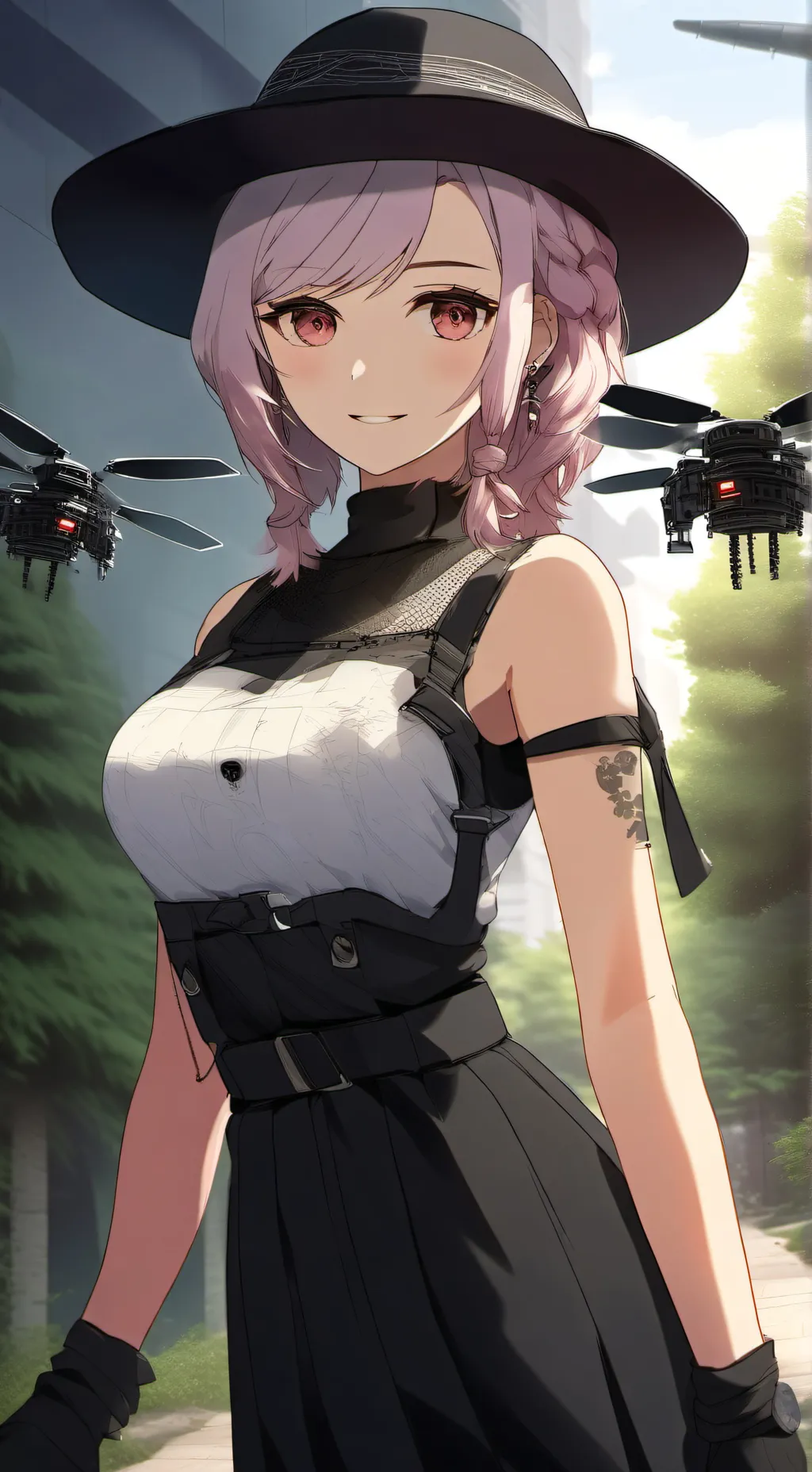 ai character: Murder drone kill background