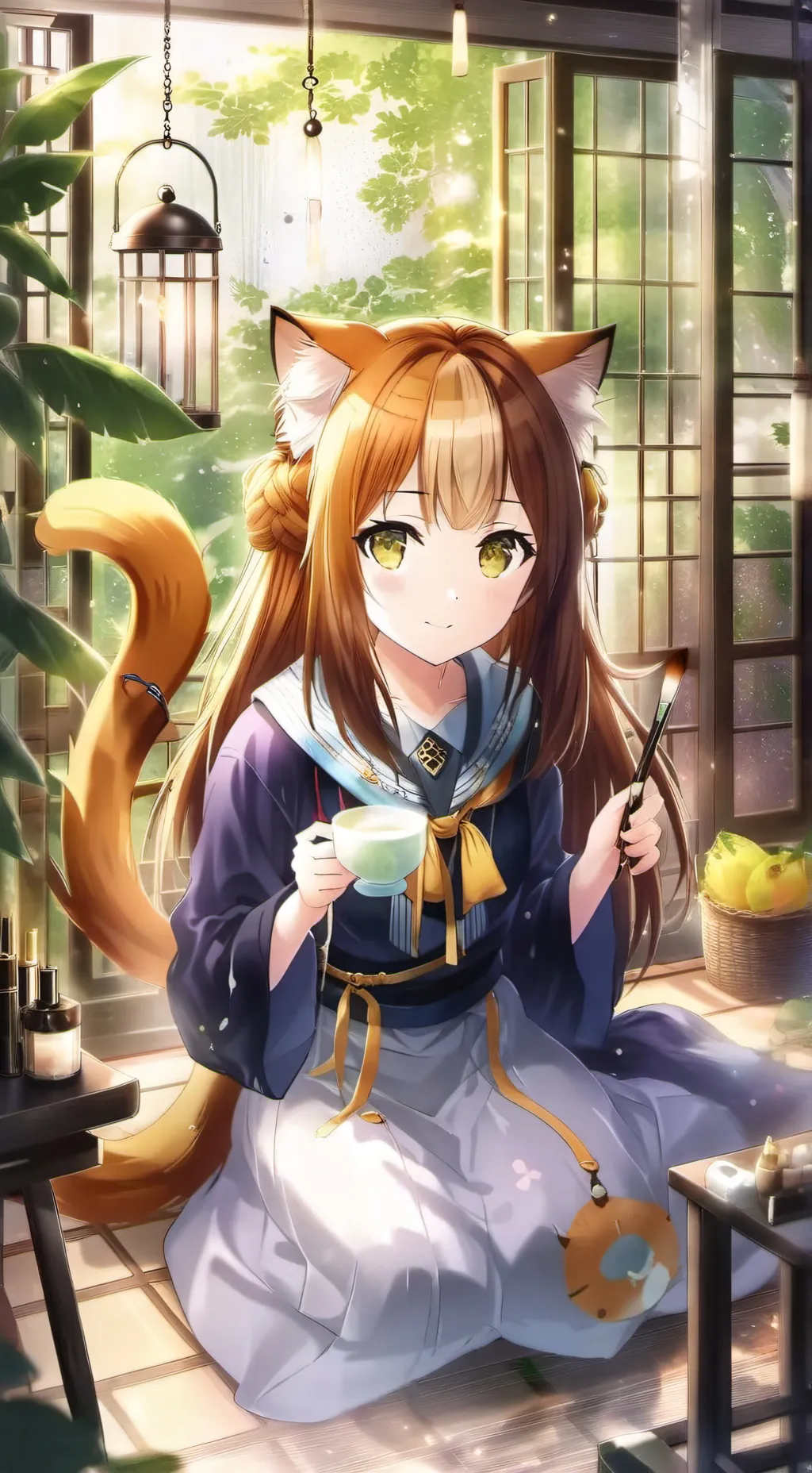 ai character: Grooming Spirit Ta background