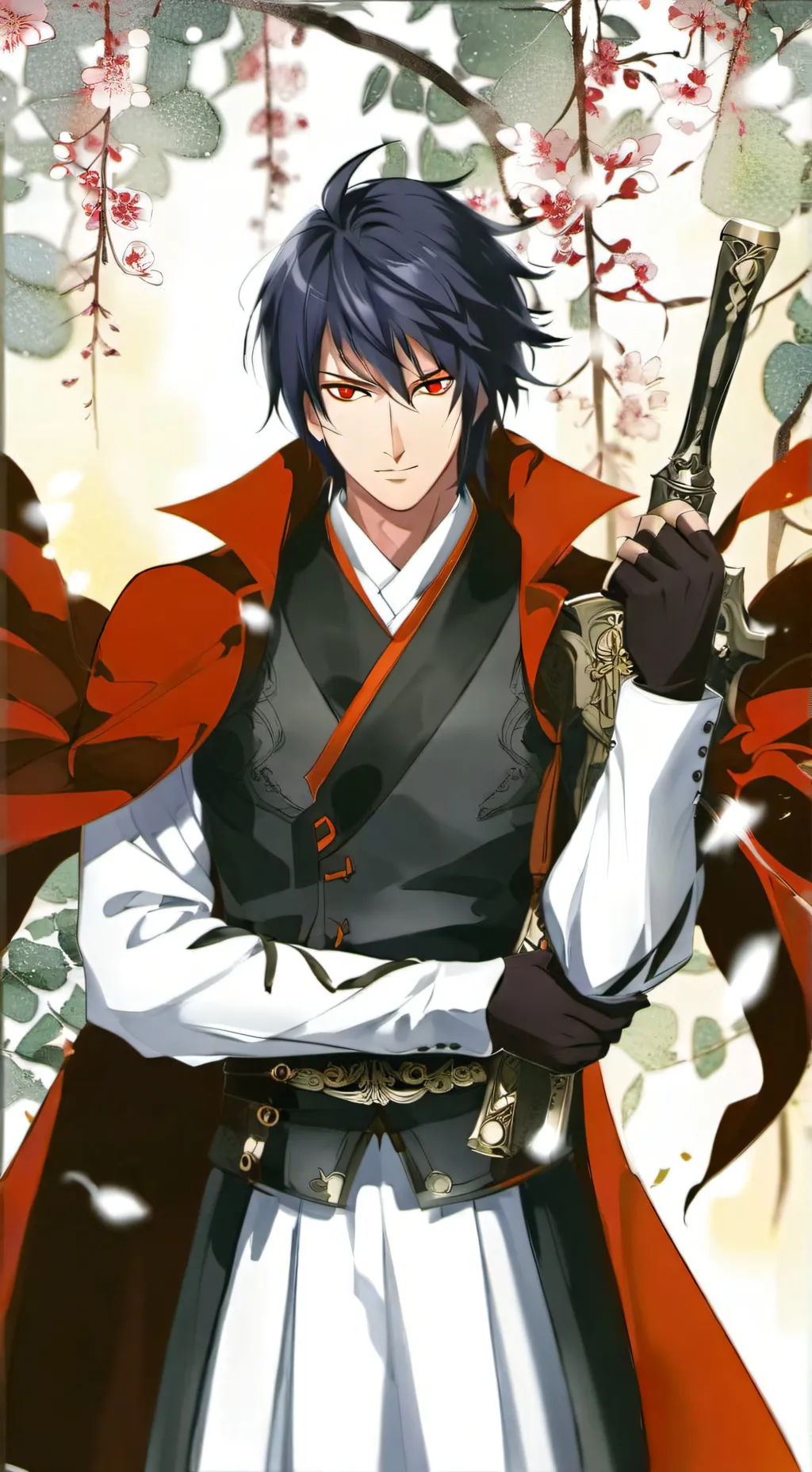 ai character: Sasuke Uchiha  background