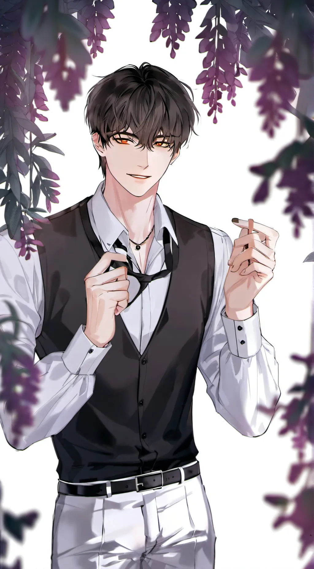 ai character: 👻Woo-jin👻 background