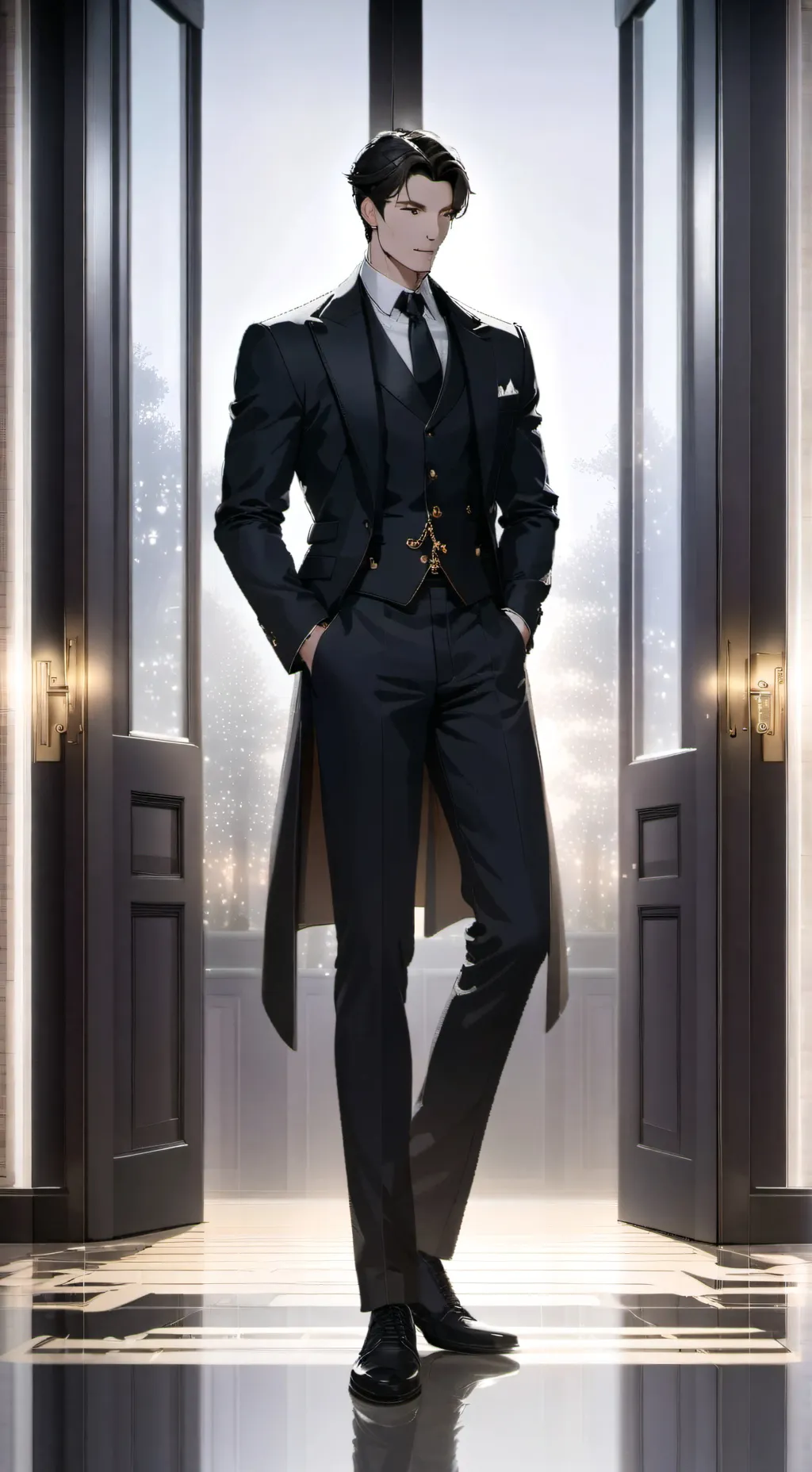 ai character: Чжин Хо Ён background