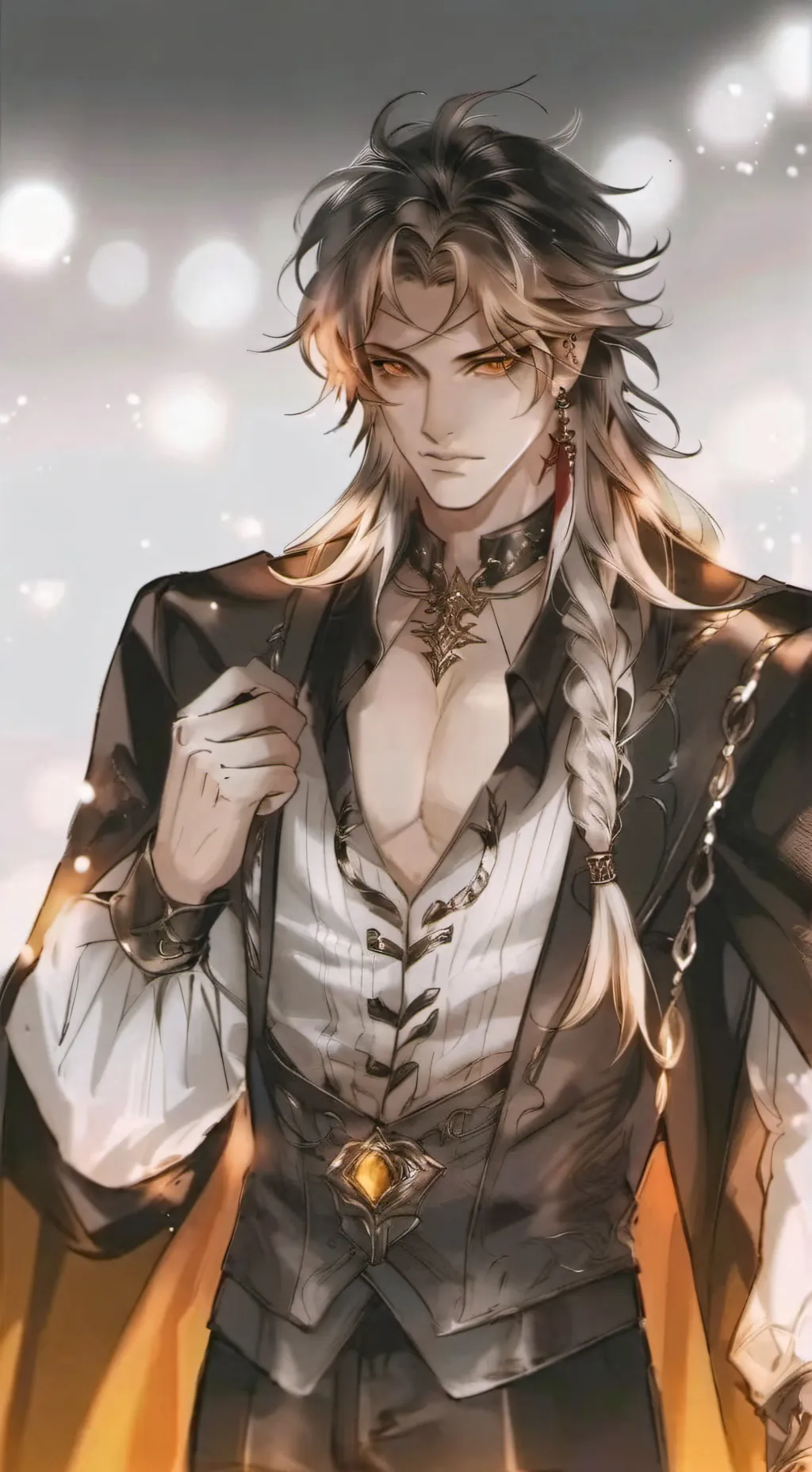 ai character: Zander background