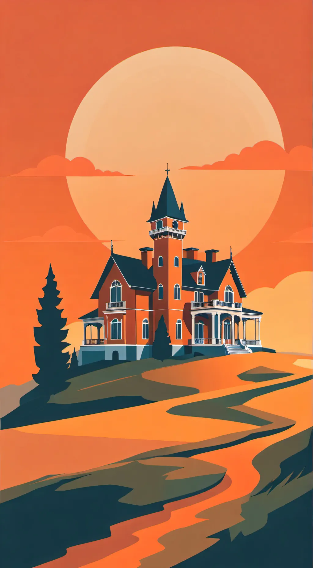 ai character: mansion de tupadre background