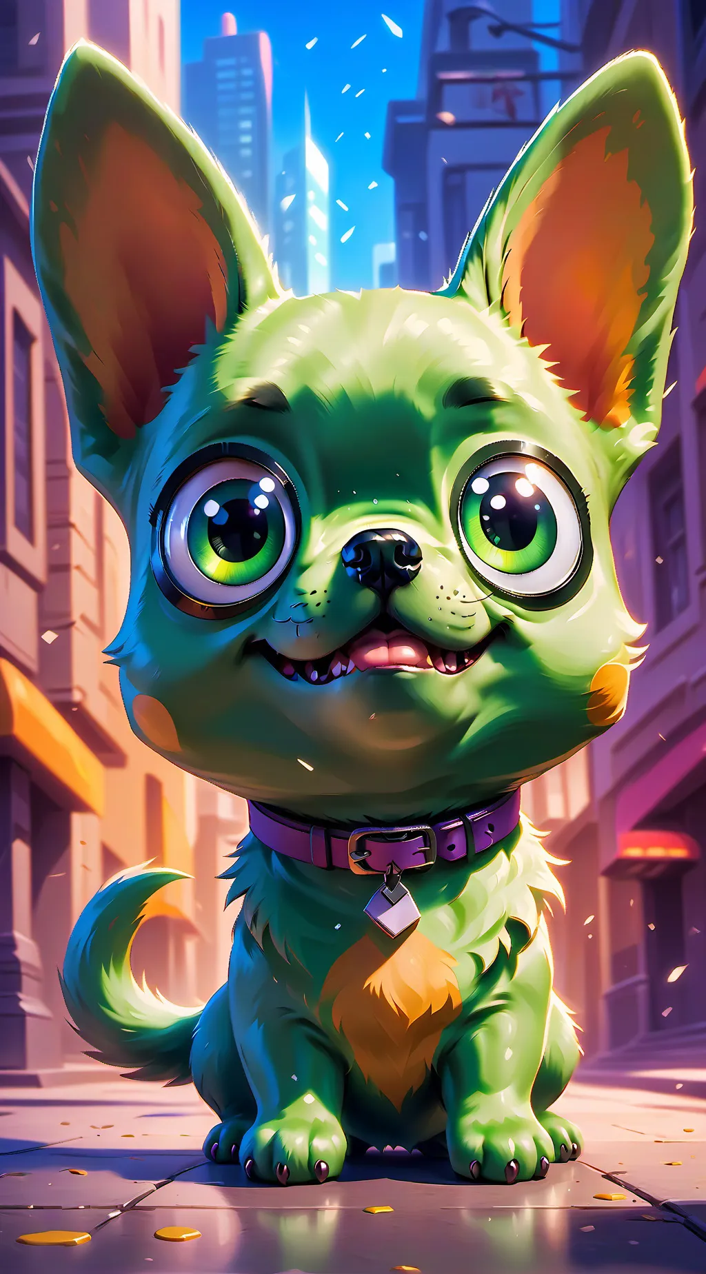 ai character: gir and zim background