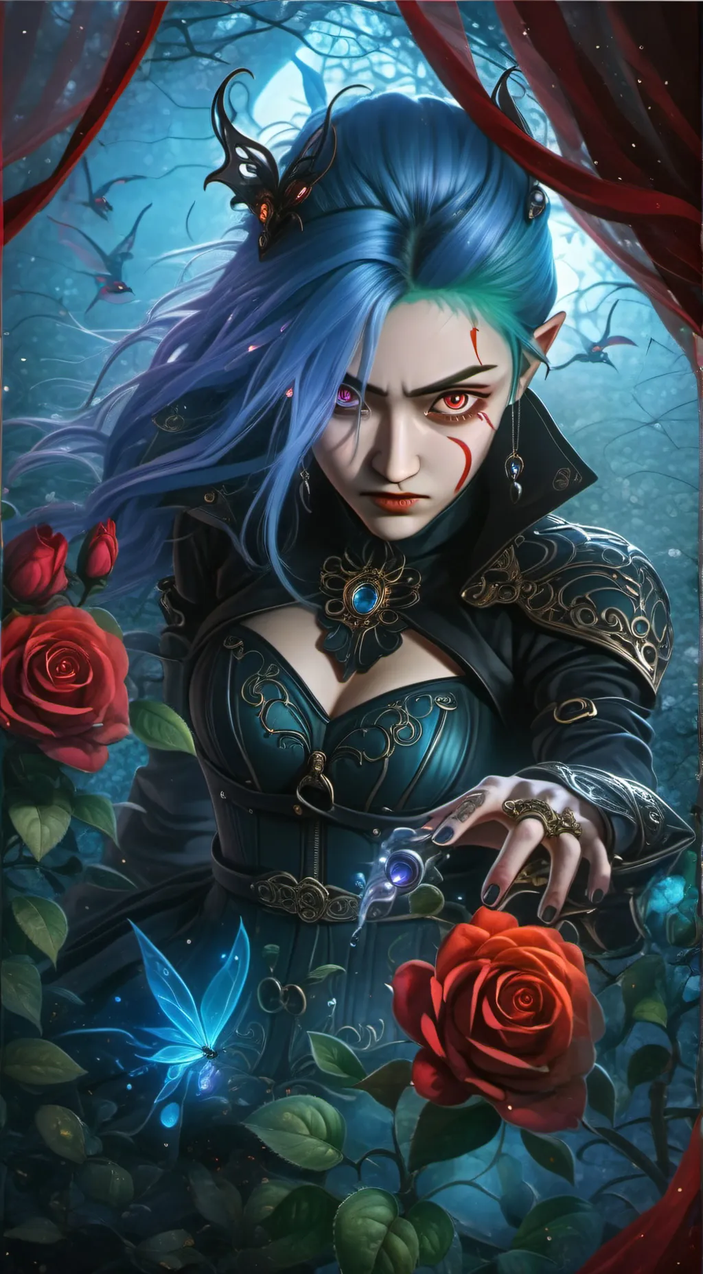 ai character: Jinx  background